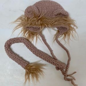 Newborn Halloween Lion Hat and Tail